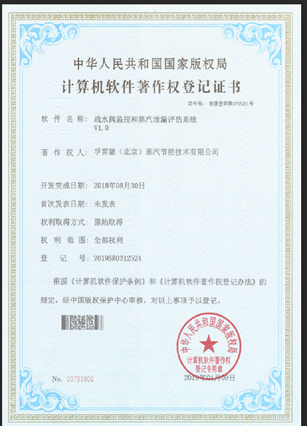 疏水閥監控和蒸汽泄漏評估系統